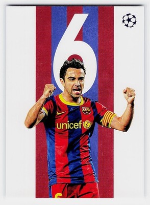 2025-26 Topps UEFA CC #BB-10 Xavi Hernández Best of the Best: Legendary Numbers