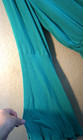 Fashion Nova M teal 1 piece bell sleeve  deep plunge vneck jumper romper shorts — photo 3