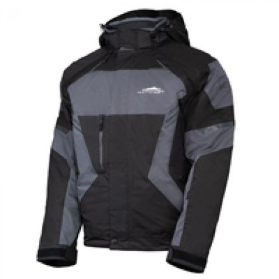 Katahdin Gear Dagger Jacket Men's Medium, Black/Grey/Orange, Water-Resistant