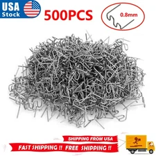 500Pcs 0.8mm Hot Staples Plastic Welding Gun Wave Stapler For Car Bumper Repair