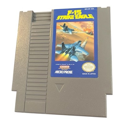 F-15 Strike Eagle NES Tested Authentic MicroProse w Sleeve