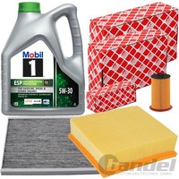 Febi INSPEKTIONSPAKET+5W30 ÖL Passend FüR Opel Corsa D E/1.0+1.2+1.4/ 60-101 PS