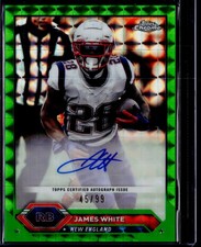 2023 Topps Composite #TCA-JWH James White Topps Chrome Autographs Green /99