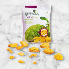 Jackfruit Chips Greenday Crispy Snack Thai Healthy Vacuum Fried 40 g x 2 pcs