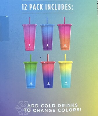 manna color changing Cup 12 Cups Per Set