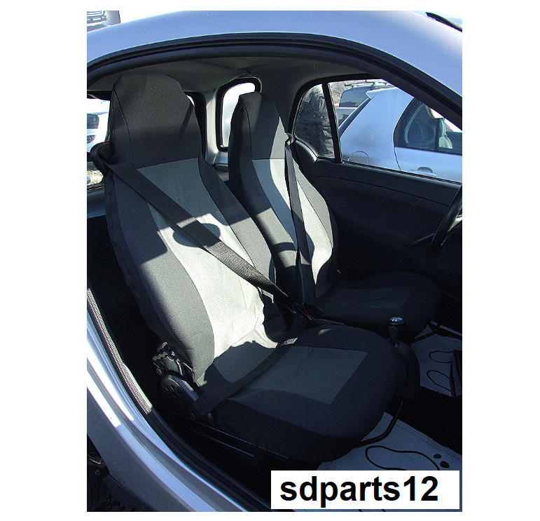 Housses de siege Smart Fortwo pour masquer l'usure du tissu d'origine