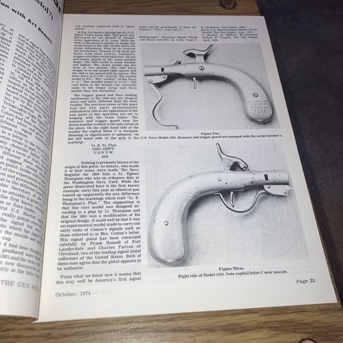 The Gun Report Magazine October 1974 Pedersen's Model 1918 Pistol - Imagen 3 de 4