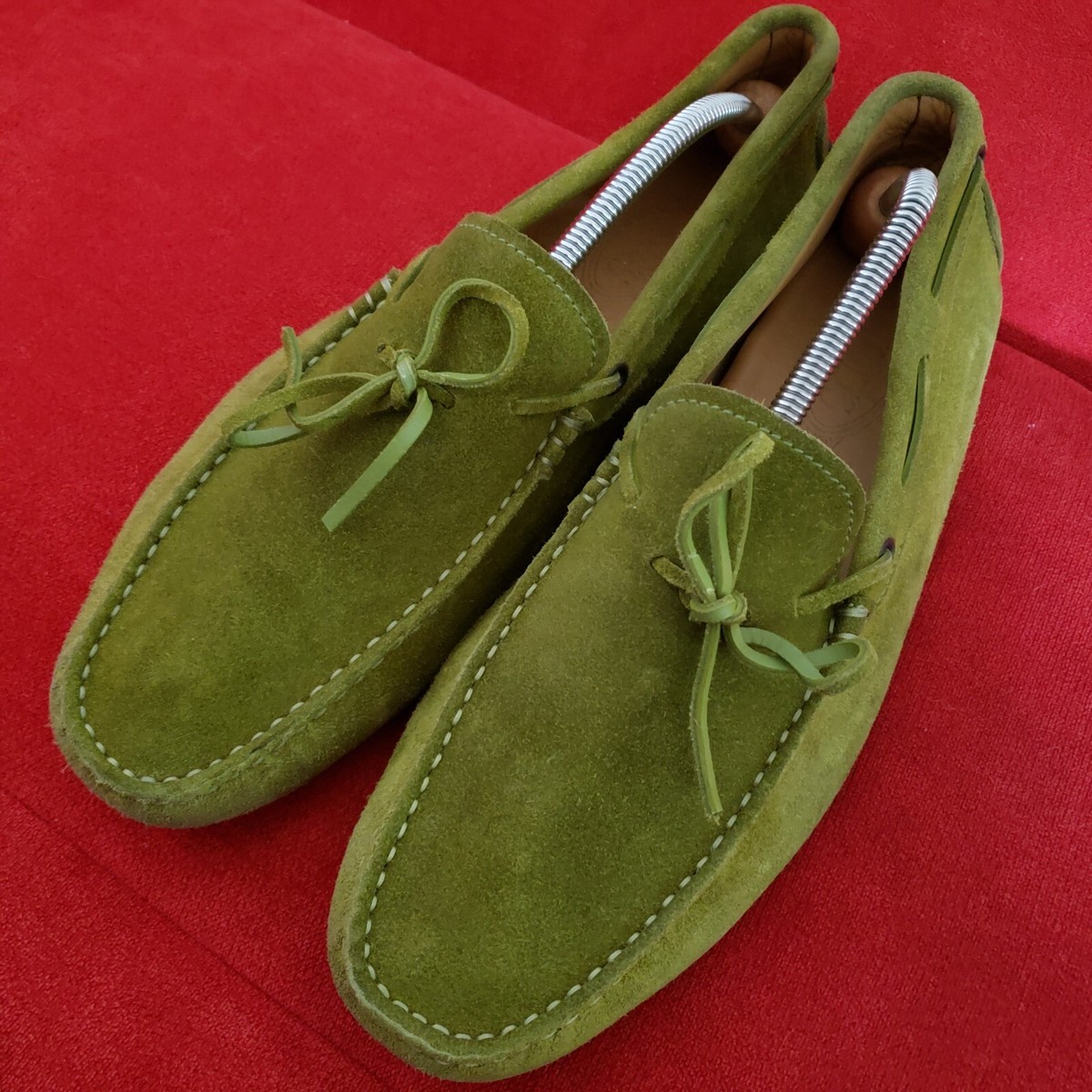 Tod’s men’s loafers in green!! Buy Tod main image 3