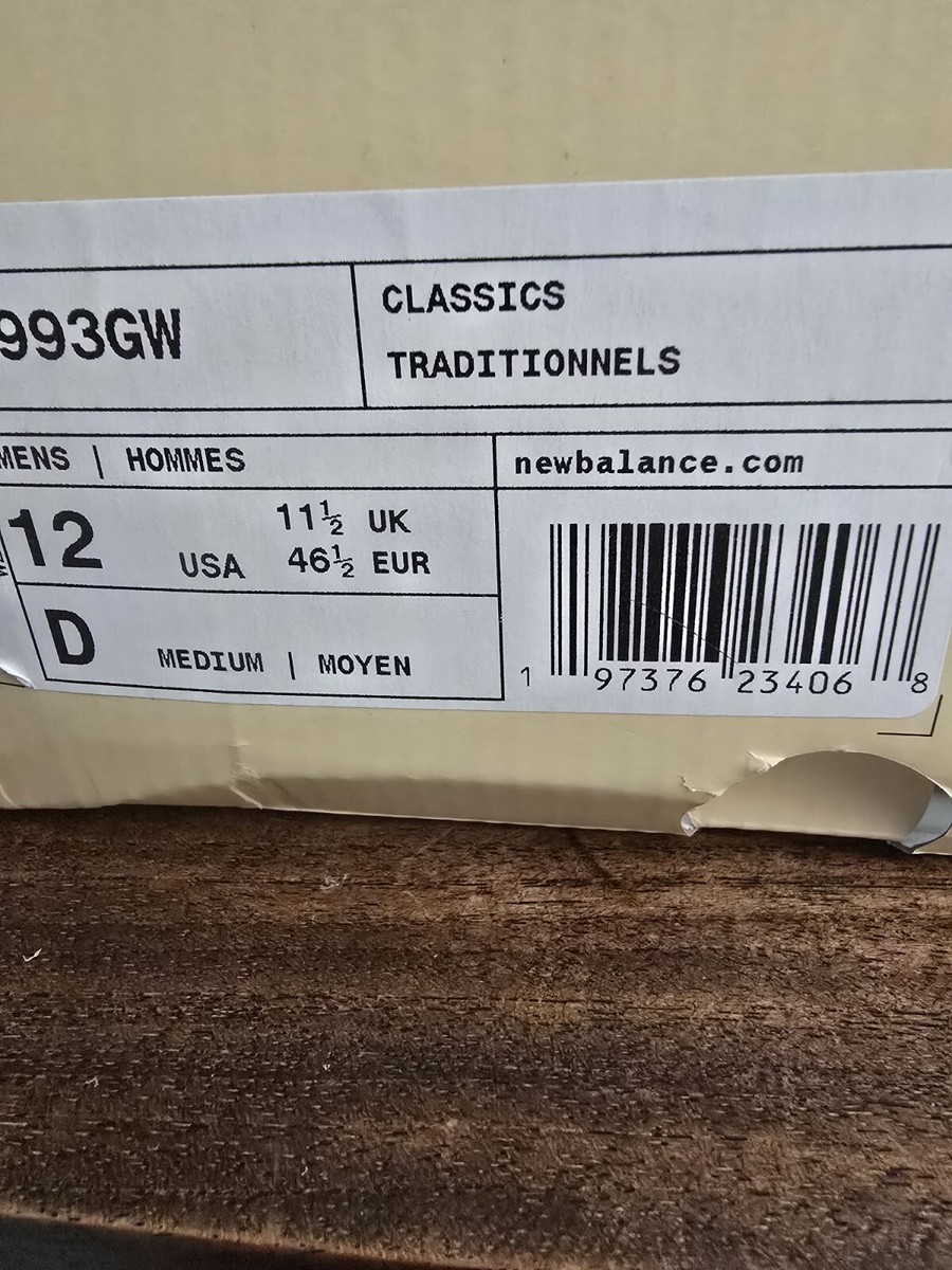 New Balance 993 Made in USA Chive Sea Salt - U993GW SZ 12 | eBay