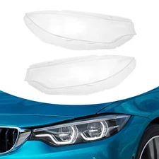 Headlight Lens Covers For BMW F32 F33 F36 420 425 428 F80 F82 M3 M4 2013-2017
