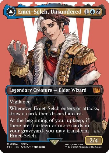 NM Emet-Selch of the Third Seat, MTG, Final Fantasy Commander