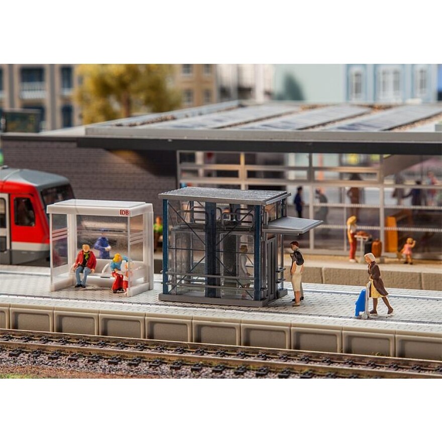 Faller H0 120297 - Moderner Aufzug mit Antriebsteilen Bausatz Neuware