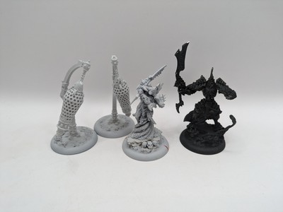 Privateer Press Warmachine: Cryx Lich Lord Venethrax, Bane Lord Tartarus und Mis