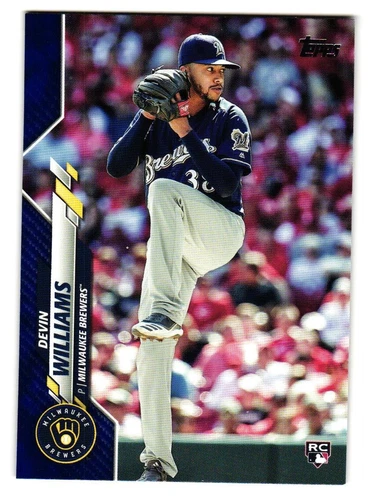 2020  Topps Update # U-113 Devin Williams Milwaukee Brewers RC