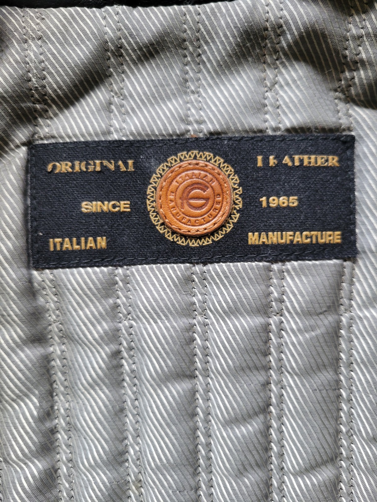 GALLOTTI Black Leather Bomber Jacket Size XXL