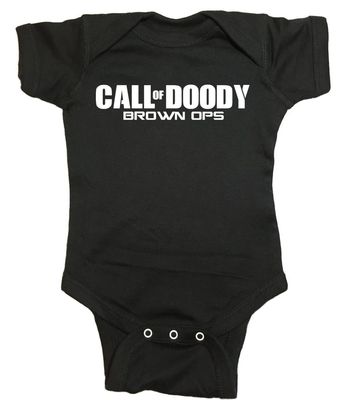 Call Of Duty One Piece ''Call Of Doody'' Funny Baby Bodysuit
