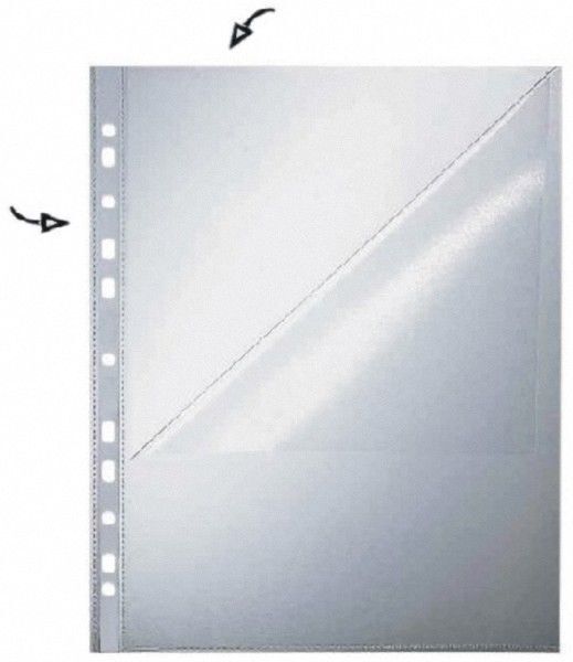 Klarsichthüllen A4 500 Stück - Genarbt, 40µ, Dokumentenecht