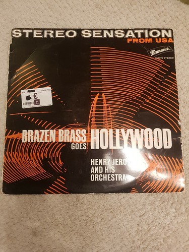 Schallplatte 33 Upm / Henry Jerome Brazen Brass Goes Hollywood - 第 1/2 張圖片