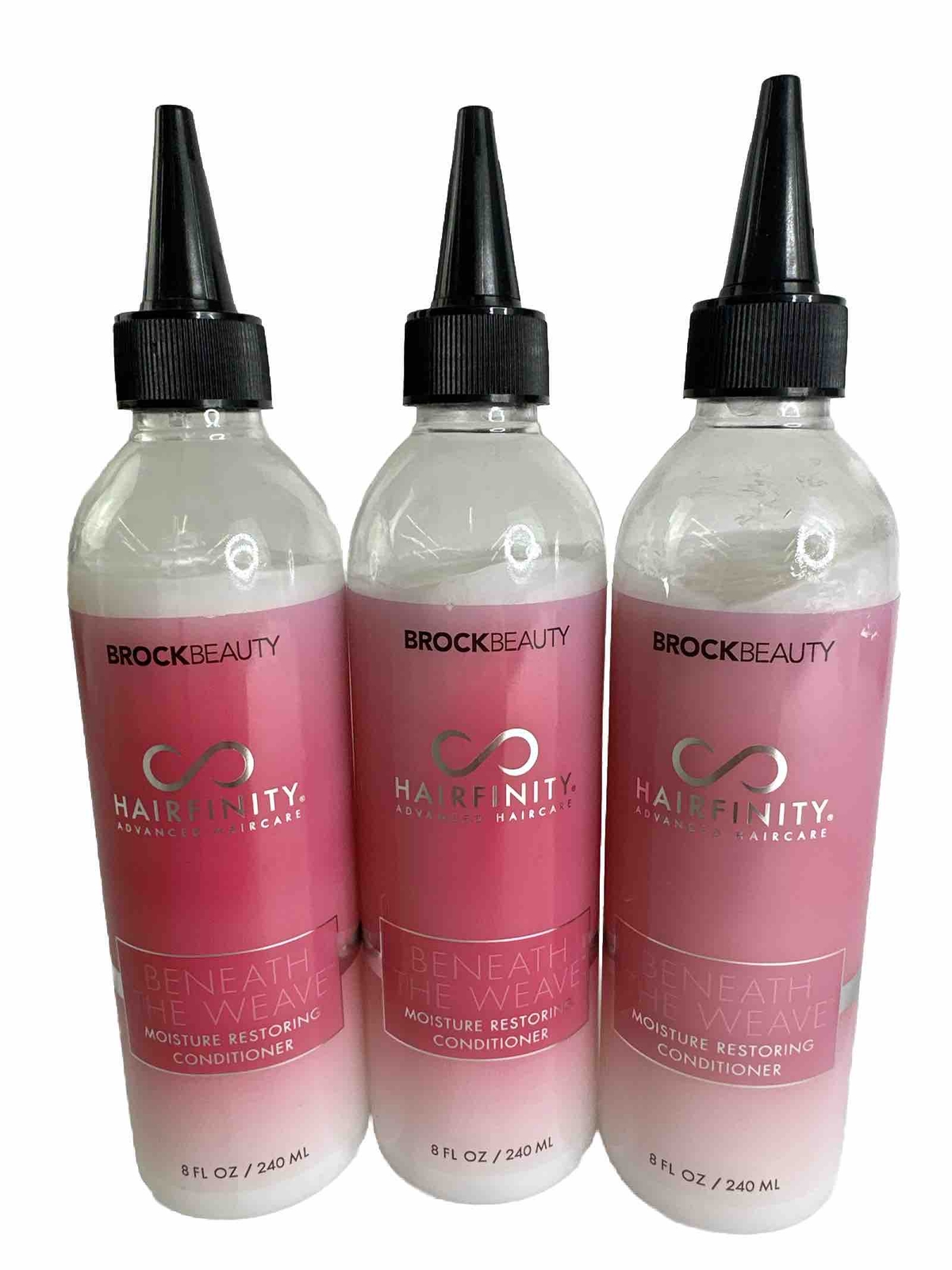 Pack of 3 New Hairfinity Beneath The Weave Moisture Restoring