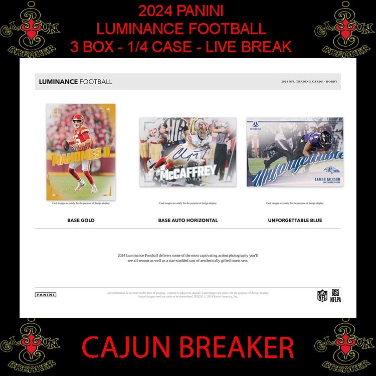 NEW YORK JETS *3 HOBBY BOX 1/4 CASE LIVE BREAK* 2024 LUMINANCE FOOTBALL