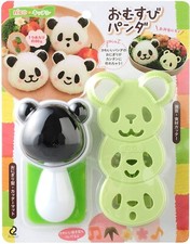 Panda Onigiri Mold Rice Ball Kit Nori Seaweed Punch Cutter Bento Accessories
