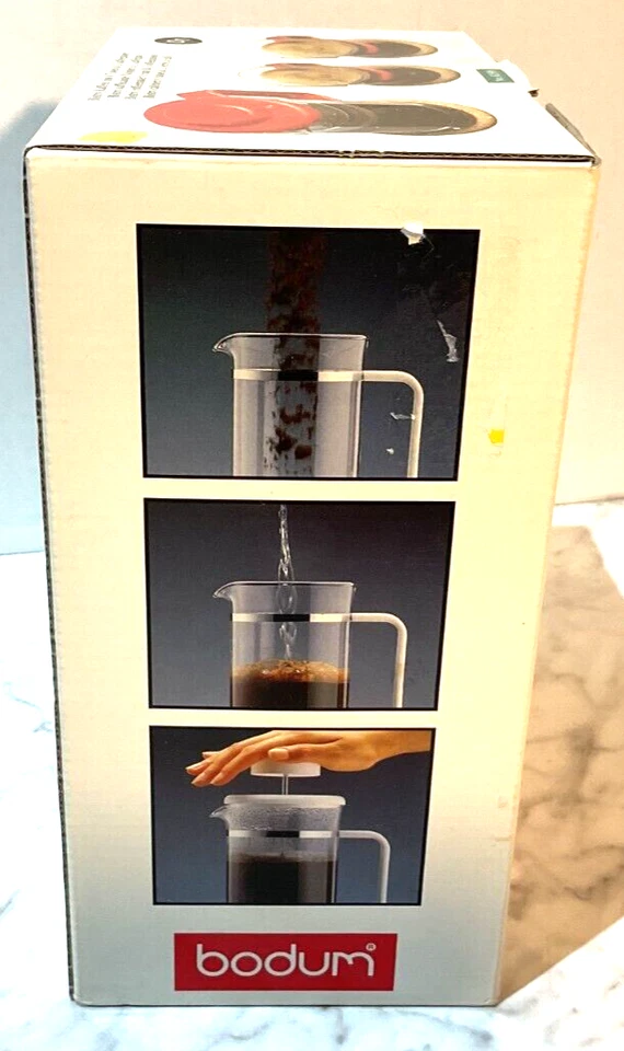 Juego de café vintage Swiss Bodum Bistro K 1508 hecho en Suiza nuevo caja abierta Foto 4 de 4