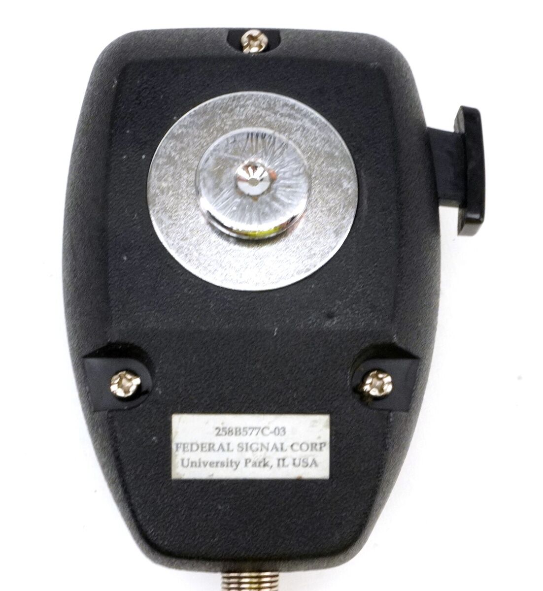 Federal Signal 258b577d-03 Siren Mic/Microphone Modular Plug Federal Signal 258b577d-03 Siren Mic/Microphone Modular Plug
