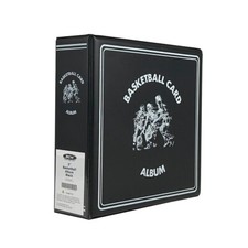 BCW 3 Basketball Cards Collection Binder Blac...