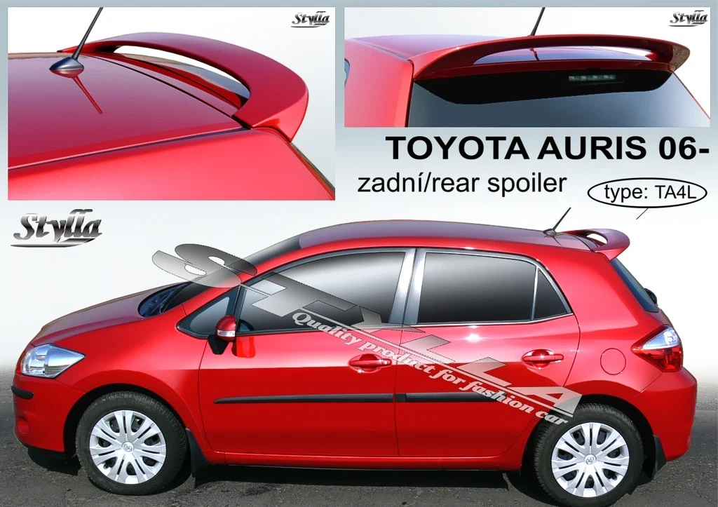 SPOILER REAR ROOF TAILGATE TOYOTA AURIS WING ACCESSORIES