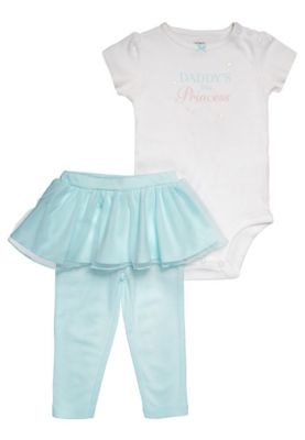 Carter's Daddy's Little Princess Tutu Skirt & Pants Outfit Baby Girl 24 Months