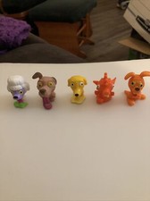 Lot of 5 The Ugglys Pet Shop Moose Gross Animal Dog Toy Figures