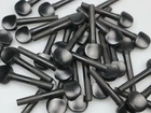 20pcs Ebony Wood Violin Pegs Without Inlays, Black Violin peg 4/4