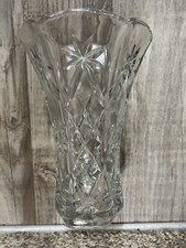 Anchor Hocking Early American Prescut (EAPC) Star of David Flared Glass Vase — listing 5