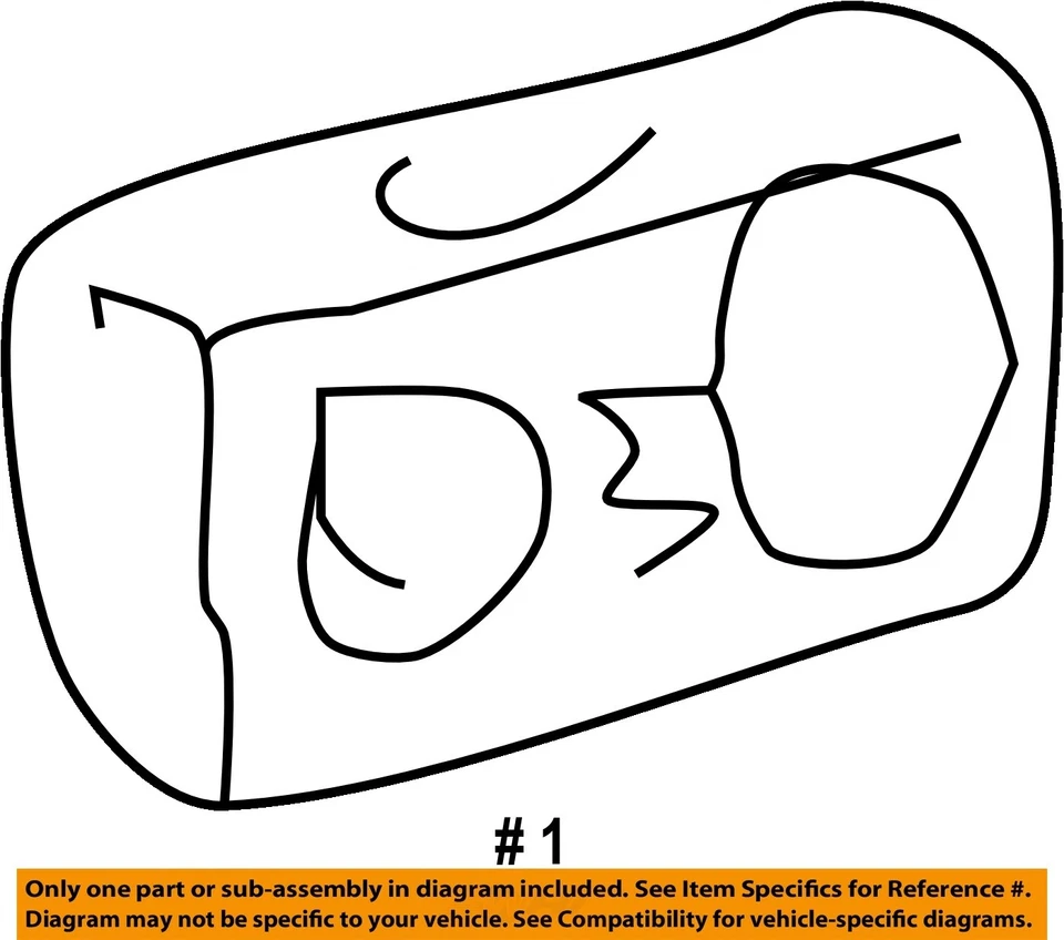 Placa de identificación exterior GM OEM 95-07 C1500 cabina suburbana 15036135 Foto 2 de 2