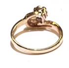 14k yellow gold .55ct Natural Diamond vintage antique ring 3.9g SI2 J estate 8.5 — photo 5