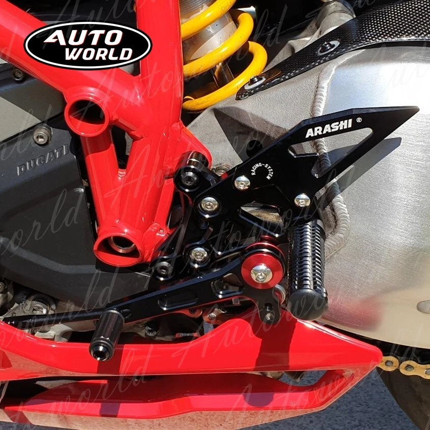 Reposapiés de carreras clavija para Ducati 1098 / 1098 S / 1098 R 2007 2008 2009 Foto 2 de 4