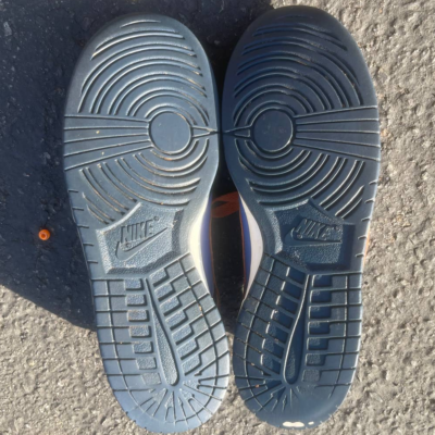*RARE* BANNED LAME Nike iD Dunk Low 2008 316143-991 Navy Orange RARE* BANNED LAME Nike iD Dunk Low 2008 316143-991 Navy  main image 3