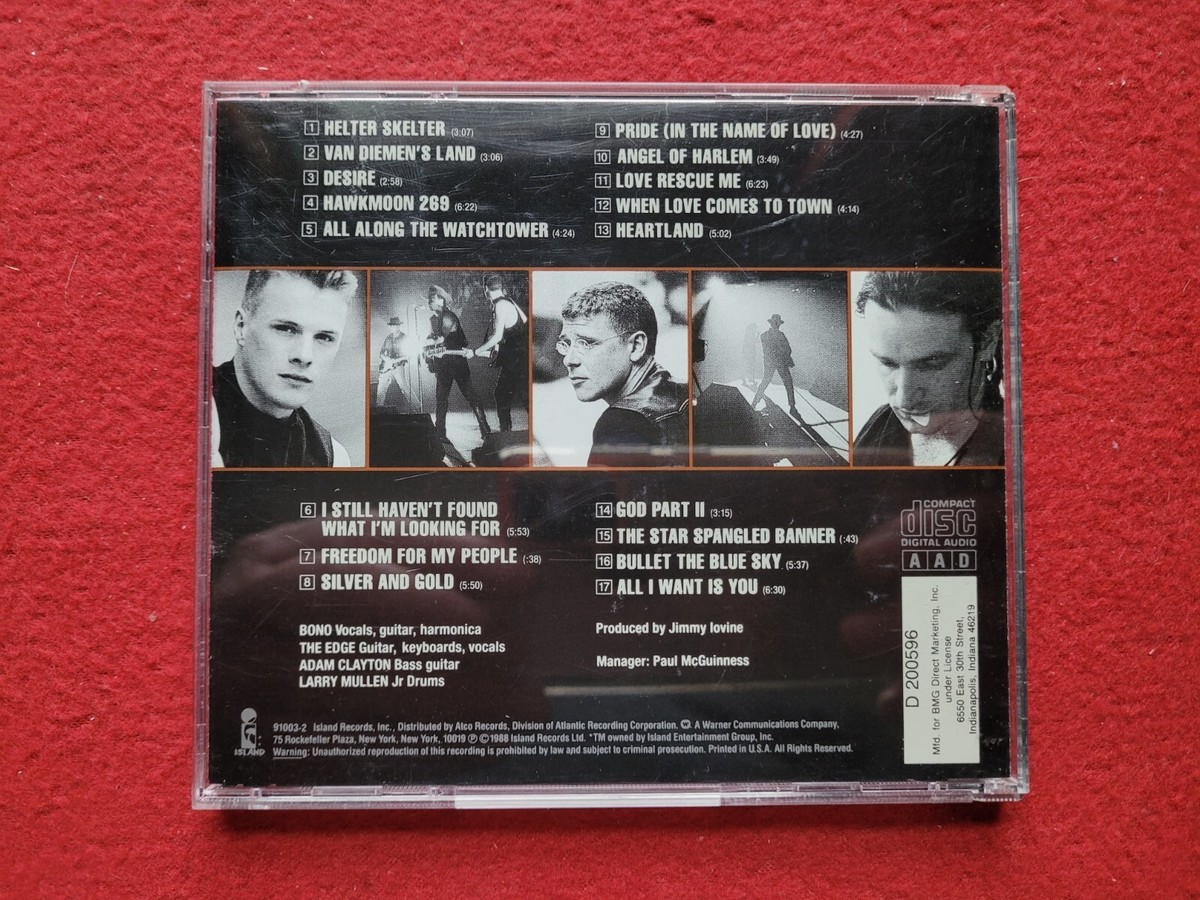 U2 ／Rattle and Hum ／US初回盤／刻印あり U2 Rattle and Hum Vinyl | eBay