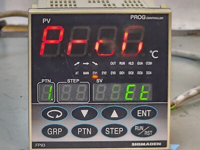 SHIMADEN FP-91 Programmable Temperature Controller FP93-8P-90-0000 100-240V AC