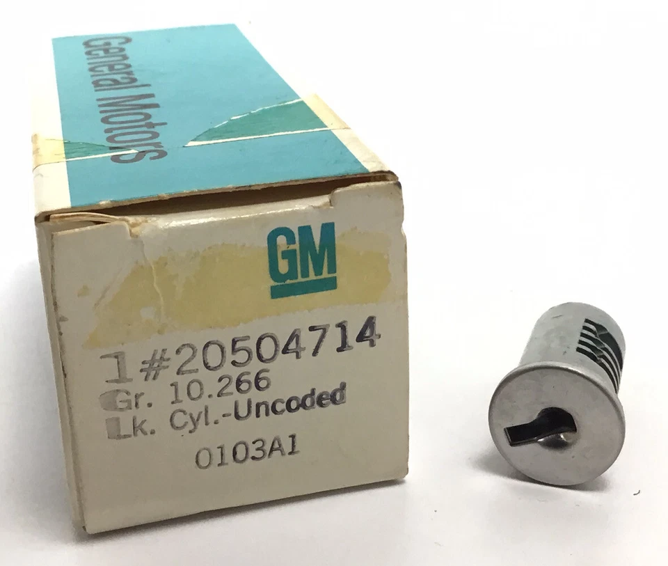NOS GM 20504714 锁缸 未编码 别克 Skylark、Somerset、Gran Am、Calais — 第 2/4 张图片