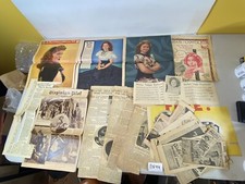 rare BIG vintage Shirley Temple Lot Scrapbook Pictures Photos Ads Dolls 11E44