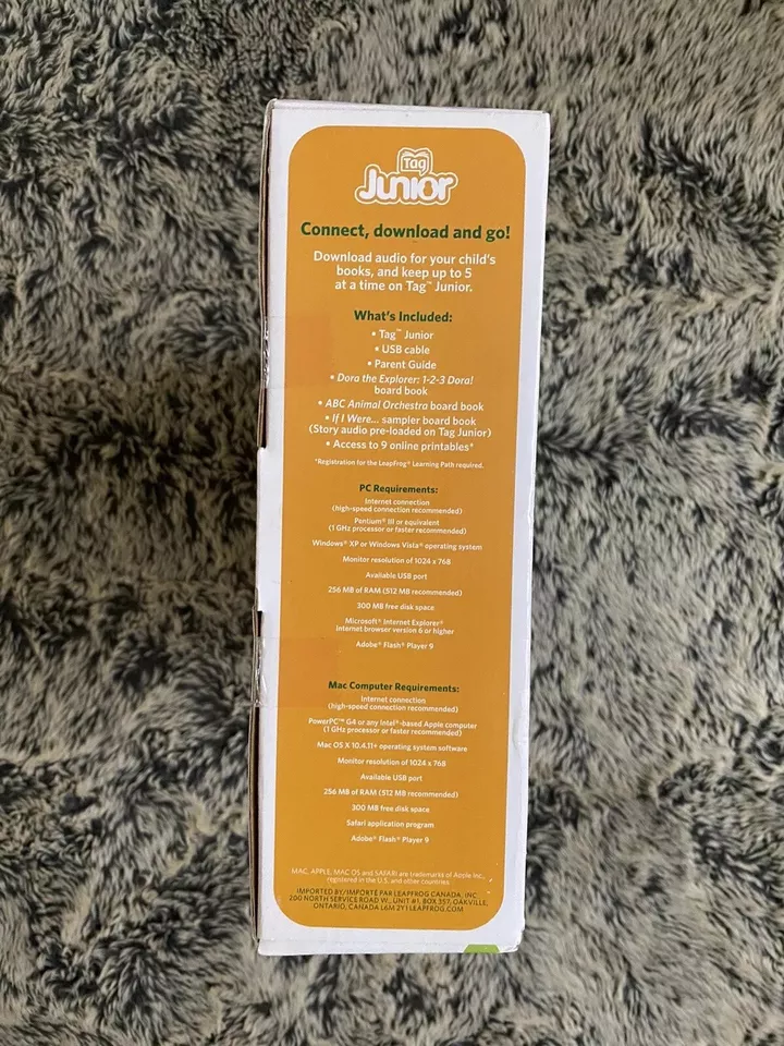 NEW LEAP FROG LEAPFROG TAG JR JUNIOR LEARNING SYSTEM DORA EXPLORER BOOK BUNDLE - Image 4 of 4