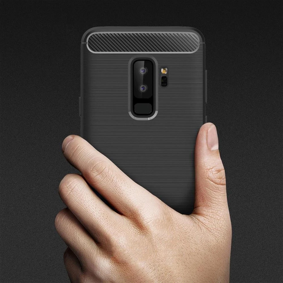 HANDY HÜLLE TPU SOFT CASE CARBON FIBER MUSTER BRUSHED DESIGN FLEXIBEL ANTI SHOCK - Bild 3 von 4