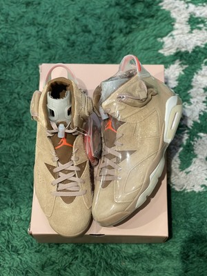 Size 11 - Jordan 6 Retro x Travis Scott Mid British Khaki