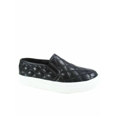 Pouch Women's Flat Slip On Quilted Foam Padded Cushion Fashion Sneakers Shoes