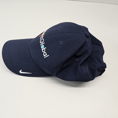 Cappello berretto leggero Nike Dri-Fit Legacy 91 Insight logo globale blu corsa yoga - Foto 6 di 13