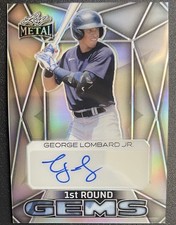 George Lombard RC Auto 10/35 RARE 1st Round GEM New York Yankees ONLY 35 EXIST!!