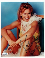 Natasha Henstridge Signed Autographed 8x10 Photo Hot Sexy Supermodel ACOA
