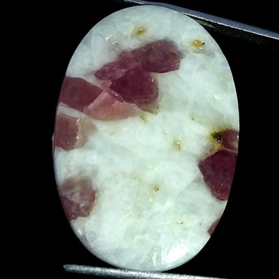 29.50Cts 100% Natural Fine Ruby Quartz Oval Cabochon Gemstone 22X32X5MM
