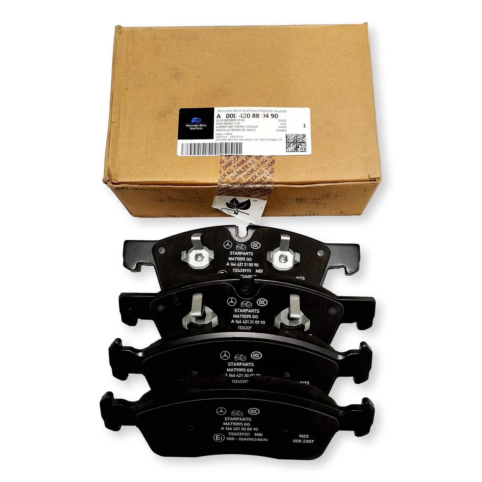 Plaquettes frein avant Mercedes W166 X166 STARPARTS conduite montagne